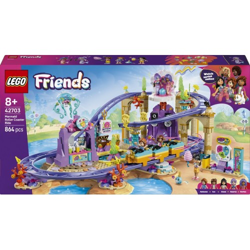 LEGO® Friends Ρόλερ Κόστερ με Γοργόνες, Παιχνίδι κατασκευής 42703 42703 5702018060605