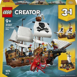 LEGO Creator Expert 3-in-1 Iconic Pirate Ship 31387 5702018054819