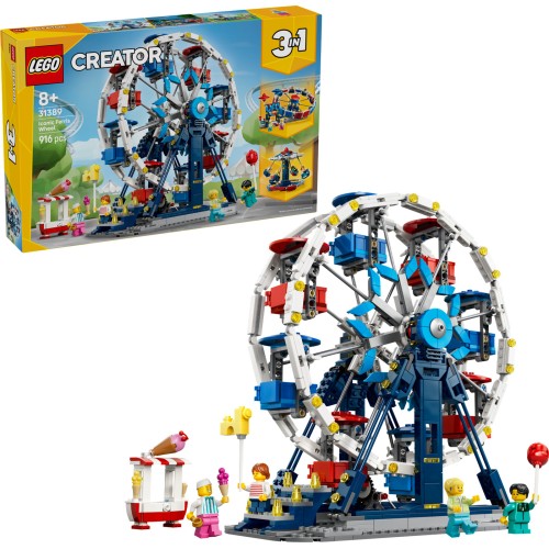 LEGO® Creator 3 σε 1 Εμβληματική Ρόδα του Λούνα Παρκ, Παιχνίδι κατασκευής 31389 31389 5702018054826
