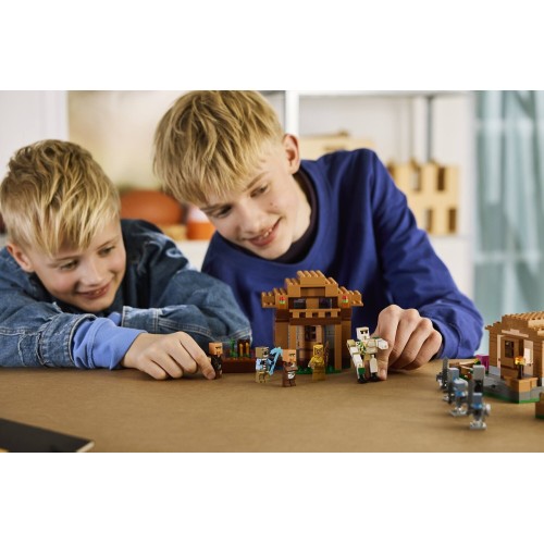 LEGO® Minecraft® Επίθεση Επικαλεστών στο Χωριό, Σετ παιχνιδιού 21596 21596 5702018056059