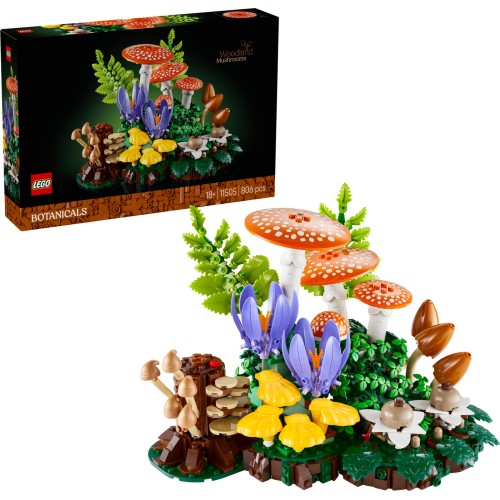LEGO Botanicals woodland mushrooms 11505 5702018061800