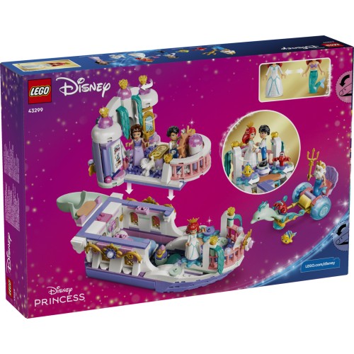 LEGO®  Disney Princess Βασιλικό Γαμήλιο Σκάφος της Άριελ 43299 43299 5702018066874