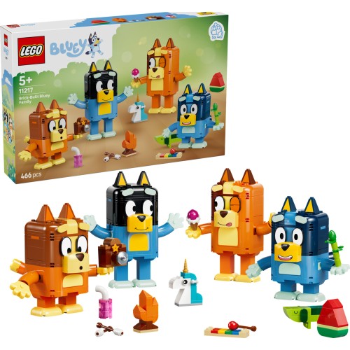 LEGO Bluey brick-built family 11217 5702018069493