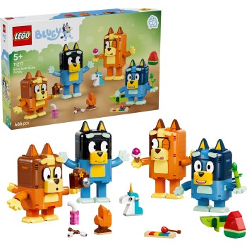 LEGO Bluey brick-built family 11217 5702018069493