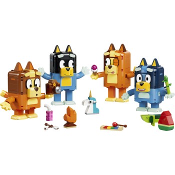 LEGO® Bluey Η Οικογένεια της Μπλούι από Τουβλάκια, Σετ φιγούρων 11217 11217 5702018069493