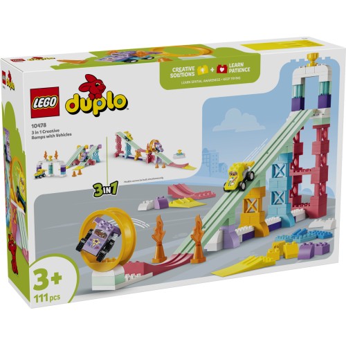 LEGO duplo 3 in 1 creative ramps with vehicles 10478 5702018056561