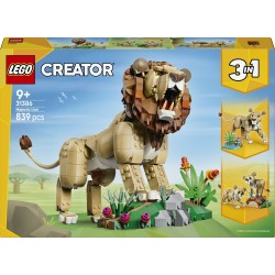 LEGO® Creator 3 σε 1 Άγρια Ζώα: Μεγαλοπρεπές Λιοντάρι, Παιχνίδι 31386 31386 5702018054802