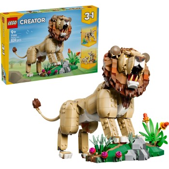 LEGO® Creator 3 σε 1 Άγρια Ζώα: Μεγαλοπρεπές Λιοντάρι, Παιχνίδι 31386 31386 5702018054802