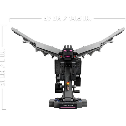 LEGO® Minecraft® Ο Δράκος Τελειωτής, Διακοσμητικό από το βιντεοπαιχνίδι 21595 21595 5702018056042