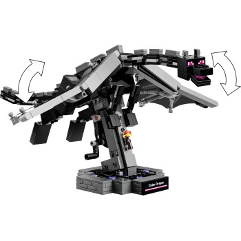 LEGO® Minecraft® Ο Δράκος Τελειωτής, Διακοσμητικό από το βιντεοπαιχνίδι 21595 21595 5702018056042