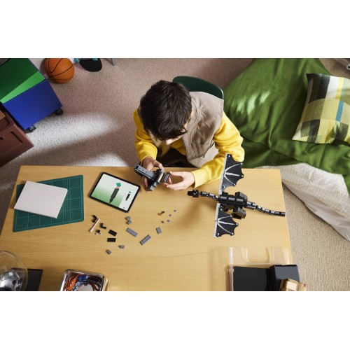 LEGO® Minecraft® Ο Δράκος Τελειωτής, Διακοσμητικό από το βιντεοπαιχνίδι 21595 21595 5702018056042