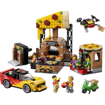 LEGO® City Εμπειρία Παράδοσης Πίτσας με Οχήματα - 60496 60496 5702018056875