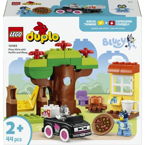 LEGO duplo pizza girls with muffin and bluey 10469 5702018056509