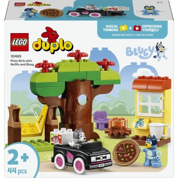 LEGO duplo pizza girls with muffin and bluey 10469 5702018056509