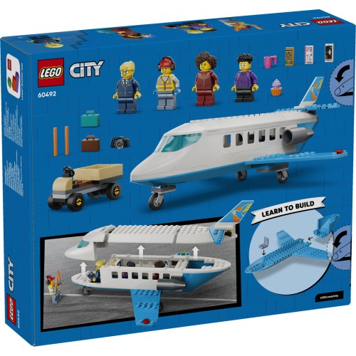 LEGO® City Επιβατικό Τζετ - Σετ κατασκευής αεροπλάνου 60492 60492 5702018056837
