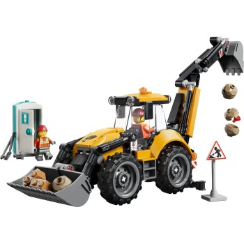 LEGO City Yellow Backhoe Loader 60480 5702018056806
