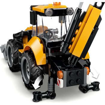 LEGO City Yellow Backhoe Loader 60480 5702018056806