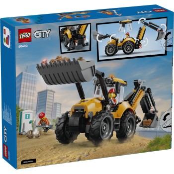LEGO City Yellow Backhoe Loader 60480 5702018056806