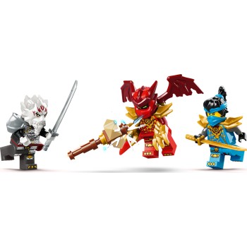 LEGO ninjago zilvar and grimtak the dragon beast 71863 5702018055717