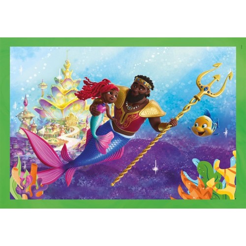 Clementoni Children's Puzzle 4 in 1 - Ariel 1200-21533 8005125215331
