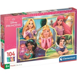 Clementoni παιδικό παζλ  104 κομμάτια - πριγκίπισσες της disney 2 1200-25057 8005125250578