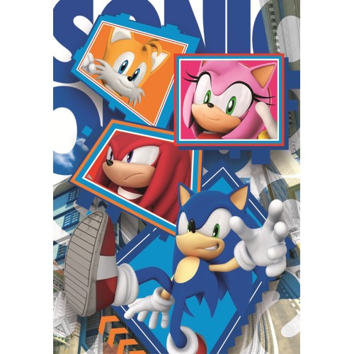 Clementoni Children's Puzzle 104 Pieces - Sonic the Hedgehog 1200-25038 8005125250387