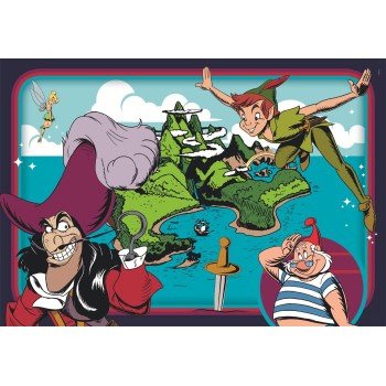 Clementoni Children's Puzzle 2 x 60 Pieces - Disney Heroes 1200-24823 8005125248230