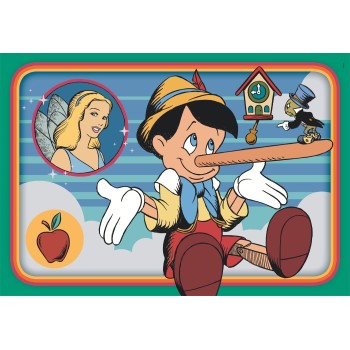 Clementoni Children's Puzzle 2 x 60 Pieces - Disney Heroes 1200-24823 8005125248230