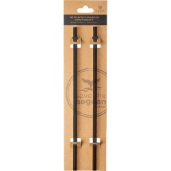 Estia Ανταλλακτικό Καλαμακια Straw Tumbler XL 900ml Midnight Black 2 ΤΕΜ 01-32272 5207158032272