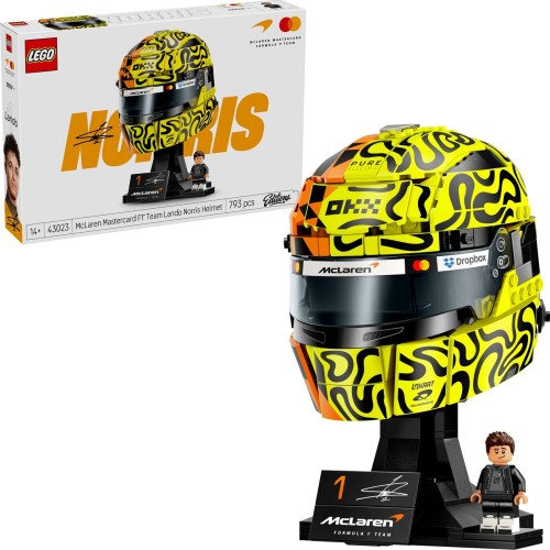 LEGO Editions Mclaren Mastercard F1 Team Lando Norris Helmet 43023 5702018069622