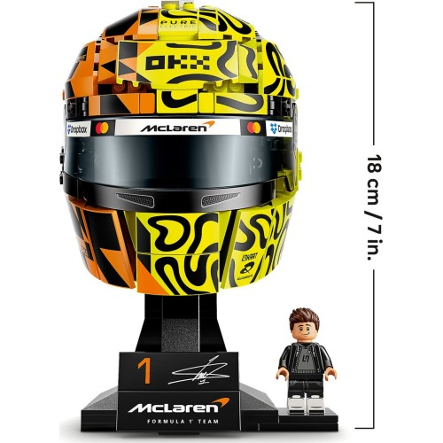 LEGO Editions Mclaren Mastercard F1 Team Lando Norris Helmet 43023 5702018069622