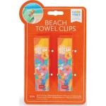 Legami Set of 2 Beach Towel Clips - Tropicana Dream - Beach Towel Clips tropicana  CLI0003 8052694119430
