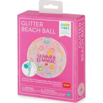 Legami Summer is Magic Inflatable Beach Ball - Glitter Beach Ball summer is magic BB0013 8052694122355