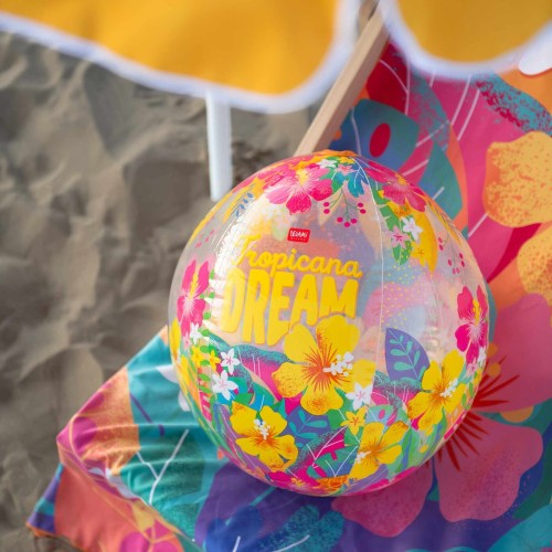 φουσkωτη μπάλα θαλάσσης Legami Inflatable Beach Ball Tropicana Dream 40cm BB0014 8052694122362