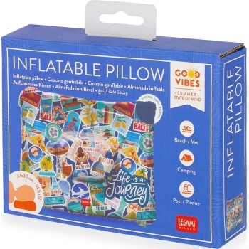 Legami Travel Stickers Inflatable Pillow travel stickers IP0018 8052694122430