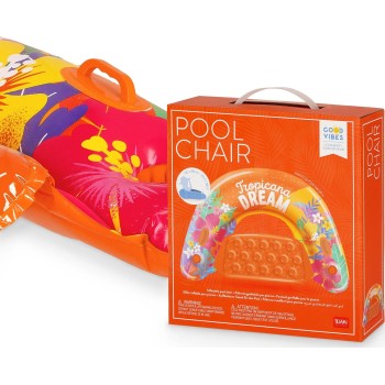 φουσκωτή κάθισμα θαλάσσης Legami Inflatable Pool Chair - Tropicana Dream 43.3x38.5 WFT0001 8052694122393
