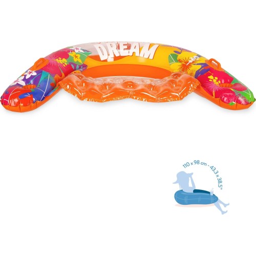 φουσκωτή κάθισμα θαλάσσης Legami Inflatable Pool Chair - Tropicana Dream 43.3x38.5 WFT0001 8052694122393