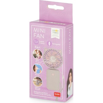 Legami Rechargeable Portable fan - Kitty FAN0005 8052694028671