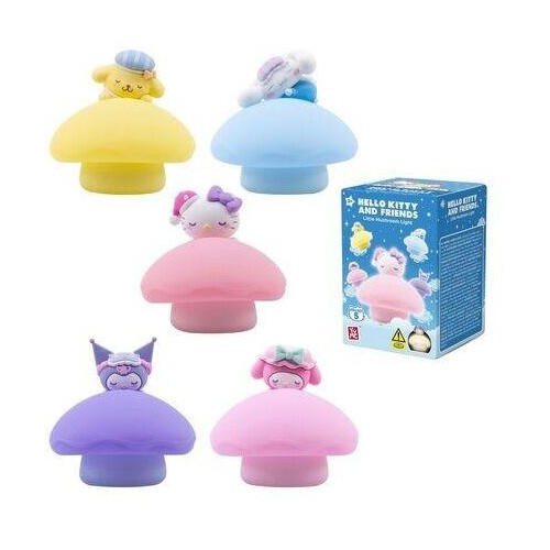 Yume Hello Kitty Nightstand Lamp Mini Figures Little Mushroom Light 8Cm TOY-0256 4895217563303