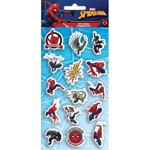 Diakakis imports Stickers Puffy 10x22cm Spiderman 000508437 5205698699238