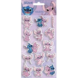 Diakakis imports Αυτοκολλητα Puffy 10x22ek Stitch and Angel 000566023 5205698829635