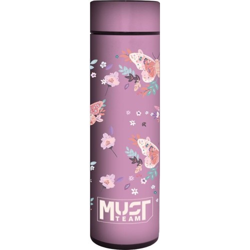 Diakakis imports Vacuum Flask Must Team Butterflies Stainless Steel500 Ml With Led Temperature Indicator 000587477 5205698821783
