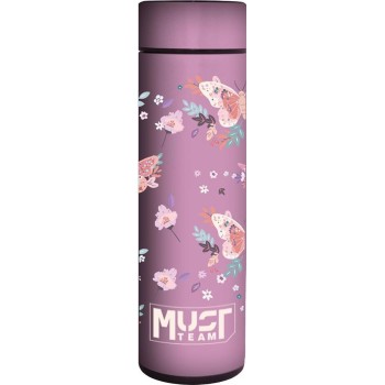 Diakakis imports Vacuum Flask Must Team Butterflies Stainless Steel500 Ml With Led Temperature Indicator 000587477 5205698821783