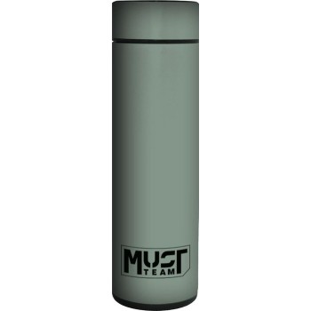 Diakakis imports Vacuum Flask Stainless Steel Must Team Khaki 500 Ml With Led Temperature Display 000587479 5205698821820
