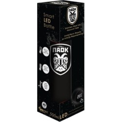Diakakis imports Θερμος 500ml Ανοξειδωτο LED 6,5χ22,5εκ Paok 000130262 5205698827167