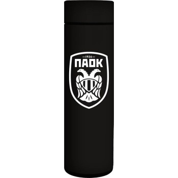 Diakakis imports Thermos 500ml Stainless LED 6.5x22.5cm Paok 000130262 5205698827167