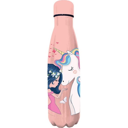 Diakakis imports Θερμός Ανοξείδωτο Must Team Girl - Unicorn 500 ml με καπάκι 000587483 5205698821929