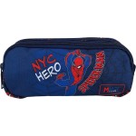 Diakakis imports Σχολική κασετίνα βαρελάκι Spider- Man NYC Hero Must Team 2 θήκες 000508818 5205698825743