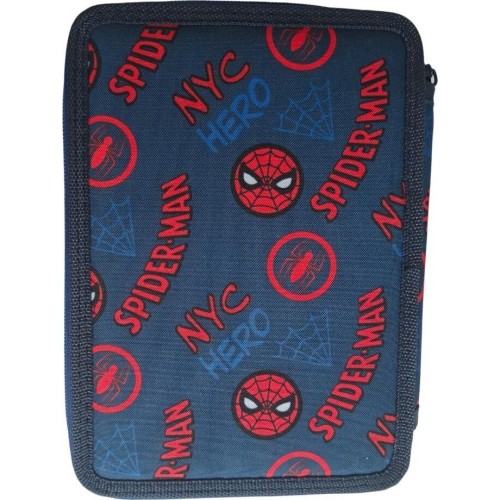 Diakakis imports Σχολική Κασετίνα Διπλή Γεμάτη Spider - Man NYC Hero Must Team 000508824 5205698826221