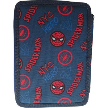 Diakakis imports Σχολική Κασετίνα Διπλή Γεμάτη Spider - Man NYC Hero Must Team 000508824 5205698826221